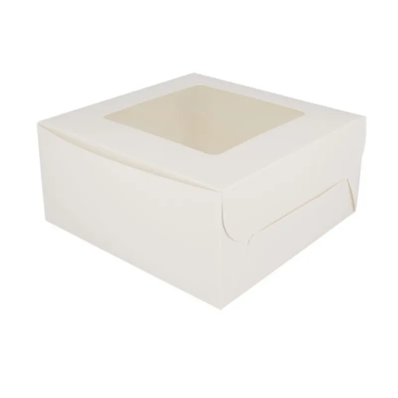 Boite 4 Cupcakes Blanche 16 X 16 Cm Patisdecor>Cerf Dellier New