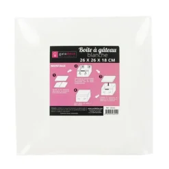 Boite Patissiere 25,4 Cm, Hauteur 20 Cm><noscript><img width=