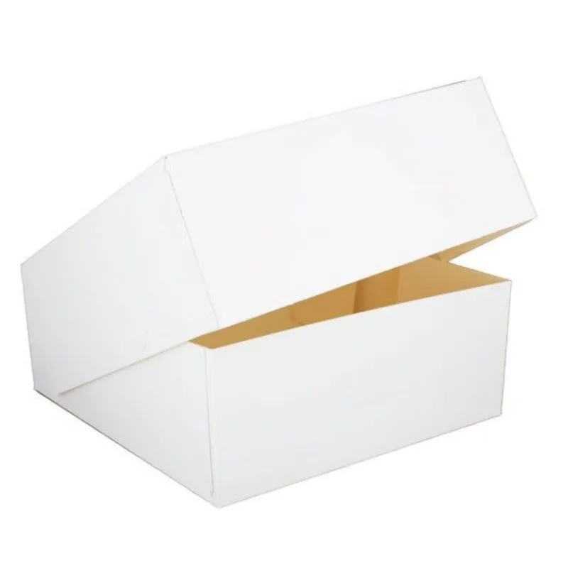 Boite Patissiere Blanche Carree 35 X 35 X 8 Cm Patisdecor>Cerf Dellier Sale