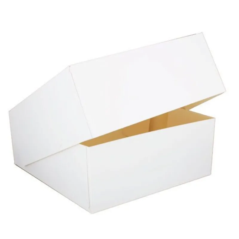 Boite Patissiere Blanche Hauteur 10 Cm Patisdecor>Cerf Dellier Online