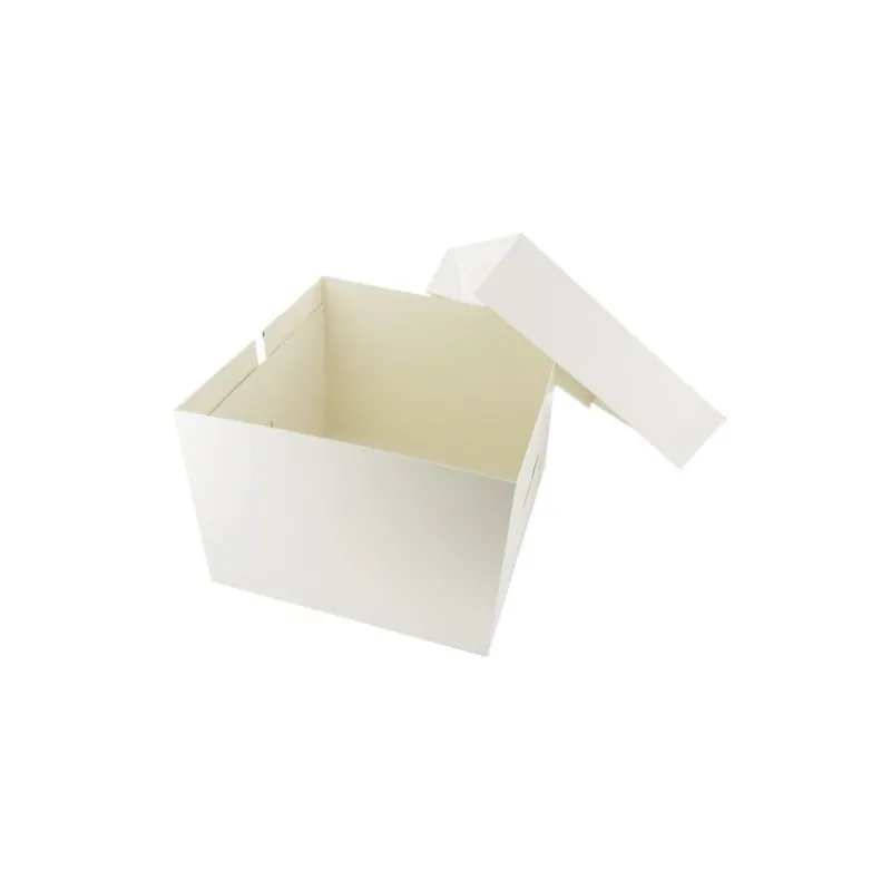 Boîtes Pâtissières Blanches Hauteur 20 Cm (X 10)>Cerf Dellier Online