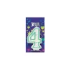 Bougie Anniversaire, Chiffre 4>Cerf Dellier