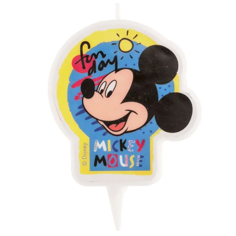 Bougie Anniversaire Mickey 7,5 Cm>Cerf Dellier New