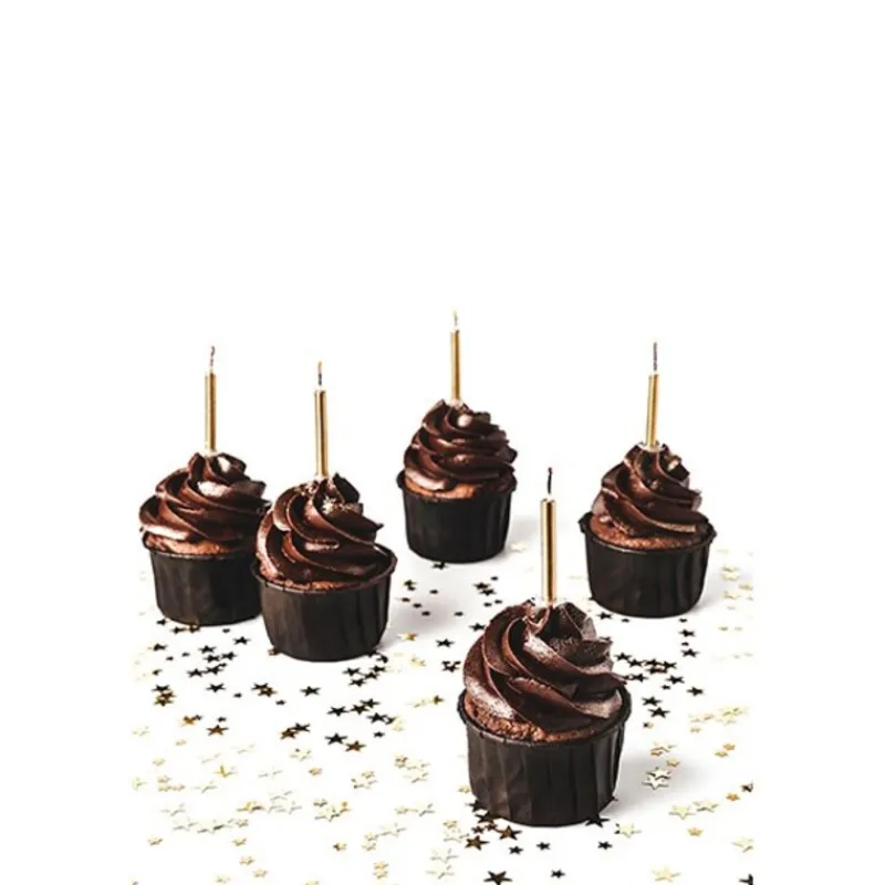 Bougie Doree Patisdecor (X 12)>Cerf Dellier Online