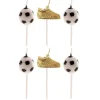 Bougies Chaussures + Ballons De Football (X 6)>Cerf Dellier Best