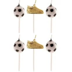 Bougies Chaussures + Ballons De Football (X 6)>Cerf Dellier Best
