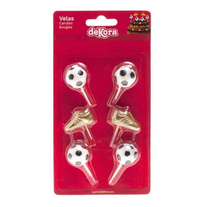 Bougies Chaussures + Ballons De Football (X 6)>Cerf Dellier Best