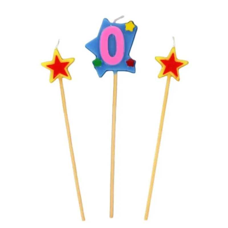 Bougies Chiffre 0 Et Etoiles Sur Piques Patisdecor>Cerf Dellier Discount