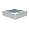 Cerf Dellier Caisses À Génoise*Cadre A Entremets Extensible Inox Carre 16 A 30 Cm De Buyer