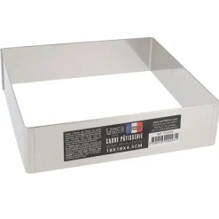 Cerf Dellier Cadres À Patisserie*Cadre A Mousse Inox H 4,5 Cm 18 X 18 Cm Patisdecor