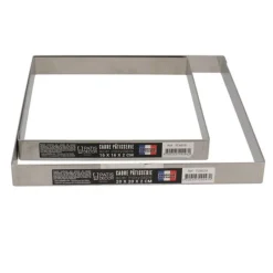 Cerf Dellier Cadres À Patisserie*Cadre A Patisserie Inox H 2 Cm - 20 X 20 Cm Patisdecor