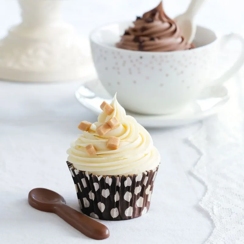 Caissettes Cupcake Chocolat A Pois (X60)>Cerf Dellier Best