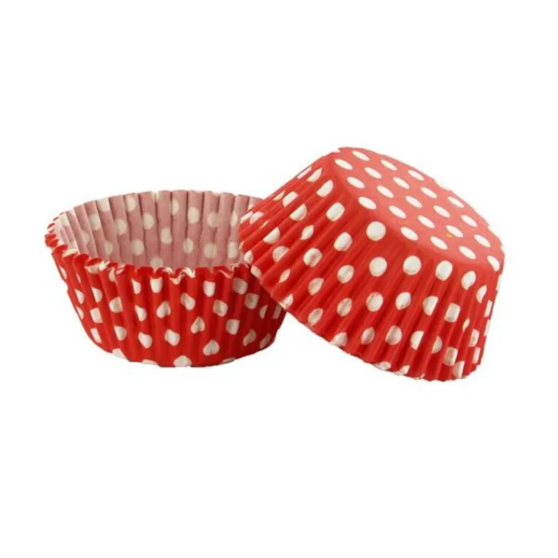 Caissettes Cupcakes Rouges A Pois (X50)>Cerf Dellier Online