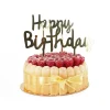 Cake Topper Happy Birthday Dore>Cerf Dellier Best