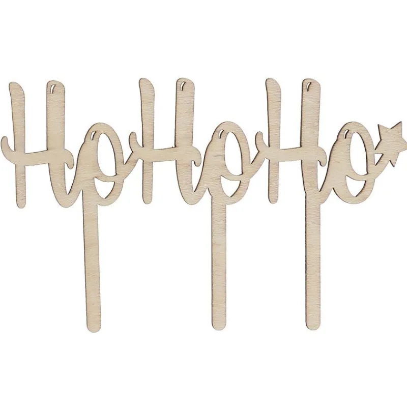 Cake Topper Ho Ho Ho En Bois Patisdecor>Cerf Dellier Outlet