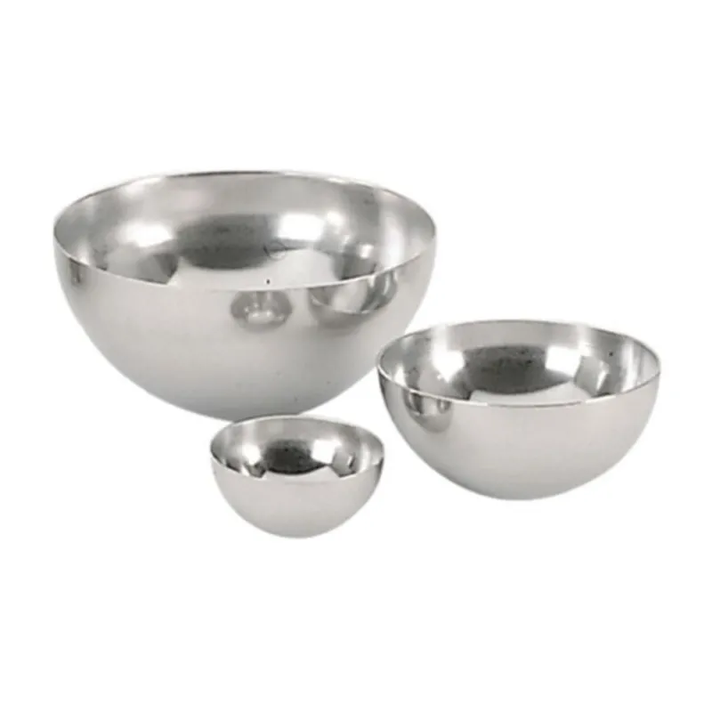 Cerf Dellier Cercles À Patisserie*Calotte Demi-Sphere Inox H 4 Cm 8 Cm De Buyer