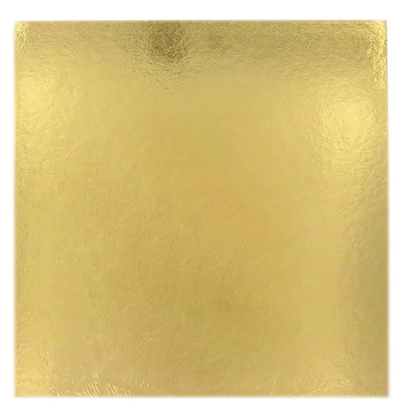 Cartons Carres Or/Noir 28 X 28 Cm Patisdecor (X5)>Cerf Dellier Outlet