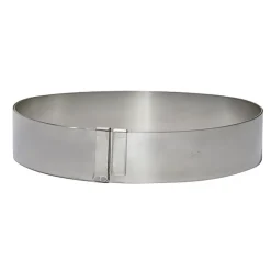 Cerf Dellier Cercles À Patisserie*Cercle A Patisserie Extensible Inox 18 A 36 Cm H 3 Cm De Buyer