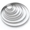 Cerf Dellier Cercles À Patisserie*Cercle A Tarte Perfore A Bord Droit Inox H 2 Cm De Buyer