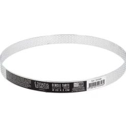Cerf Dellier Cercles À Patisserie*Cercle A Tarte Perfore Inox H 2 Cm 22 Cm Patisdecor