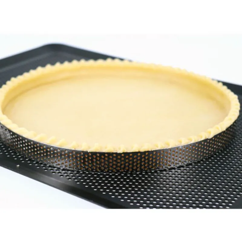 Cerf Dellier Cercles À Patisserie*Cercle A Tarte Perfore Inox H 2 Cm 24 Cm Patisdecor