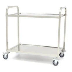 Chariot De Service Inox 2 Niveaux>Cerf Dellier Clearance