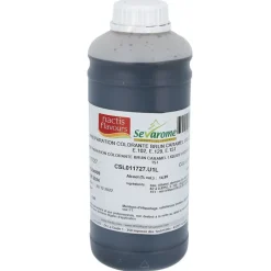 Cerf Dellier Colorants Alimentaires Liquides*Colorant Liquide Hydrosoluble Brun Caramel 1L