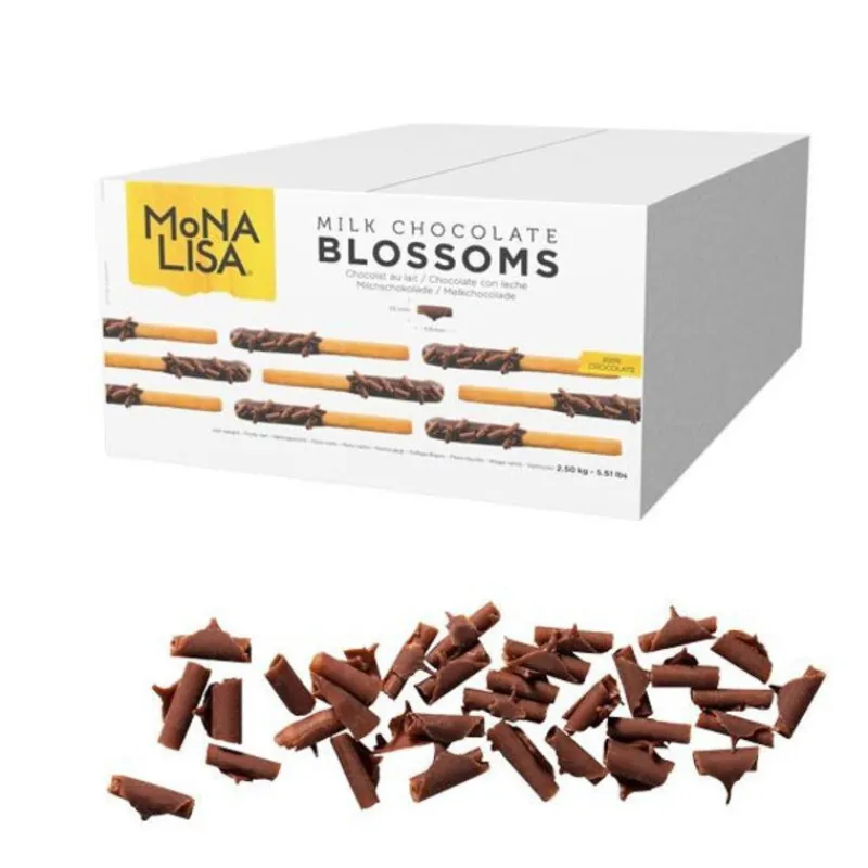 Cerf Dellier Halal*Copeaux Fins De Chocolat Au Lait Mona Lisa 2,5 Kg