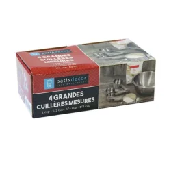 Cuillères A Mesure Inox Assorties Patisdecor (X4)><noscript><img width=