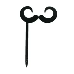 Cupcake Toppers Moustaches (X 8)>Cerf Dellier Clearance