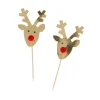 Cupcake Toppers Rennes Dores (X6)>Cerf Dellier Hot