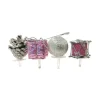 Décors Assortis Rose Argent A Piquer Sur Bûches (X24)>Cerf Dellier Outlet