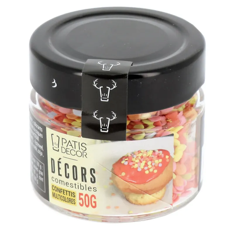 Décors Comestibles Confettis Multicolores 50 G>Cerf Dellier Discount