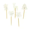 Décors De Noël En Bois Vintage Paillete (X10)>Cerf Dellier Hot