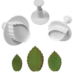 Découpoirs Éjecteurs Feuille De Rose Assortis Pme (X 3)>Cerf Dellier Outlet