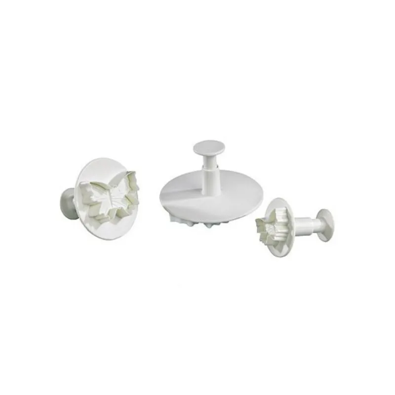 Découpoirs Éjecteurs Papillons Assortis Patisdecor (X 3)>Cerf Dellier Discount