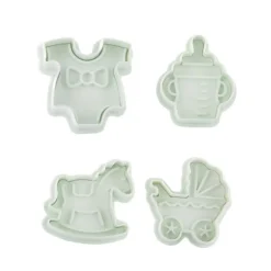 Découpoirs Éjecteurs Theme Bebe Patisdecor (X 4)>Cerf Dellier Discount