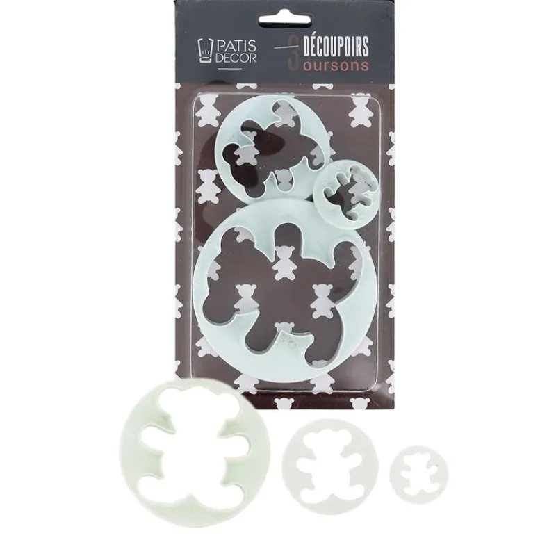 Découpoirs Oursons Patisdecor (X 3)>Cerf Dellier Best