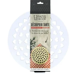 Cerf Dellier Emporte-Pièces Et Découpoirs*Decoupoir A Tarte Coeurs 30 Cm