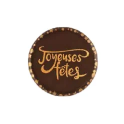 Disques Scintillants Chocolat Noir Joyeuses Fêtes (X96)>Cerf Dellier New