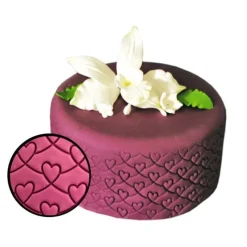 Empreinte Effet Matelasse Coeurs Patisdecor><noscript><img width=