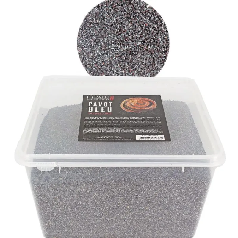 Cerf Dellier Fruits Secs Et Confits*Graines De Pavot Bleu Patisdecor Pro 1,5 Kg