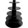 Grand Presentoir Cupcakes Noir Rond>Cerf Dellier Outlet