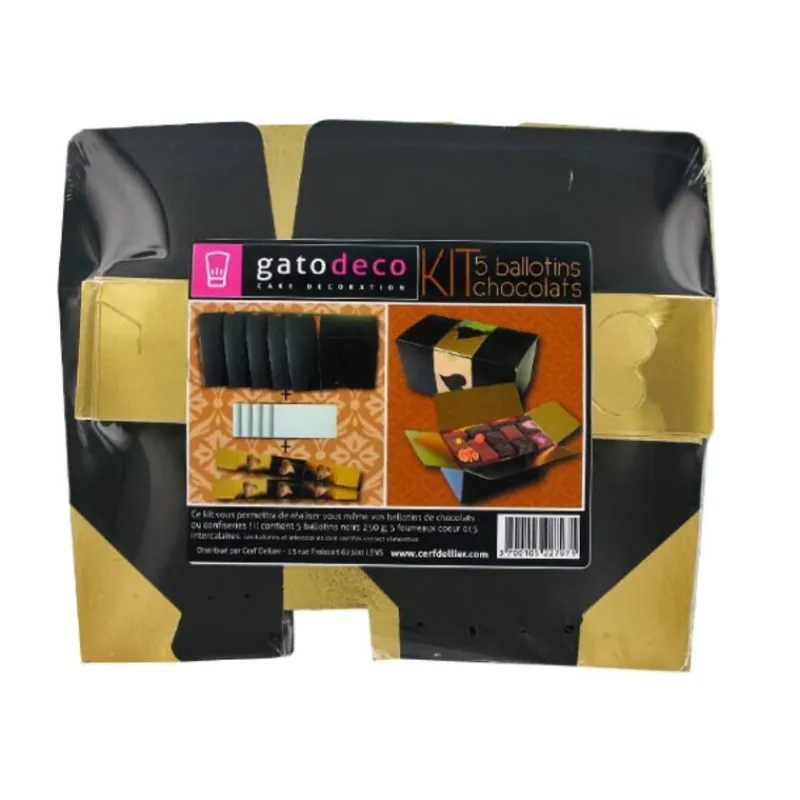 Kit Ballotin Noir / Or Patisdecor, Par 5>Cerf Dellier Sale