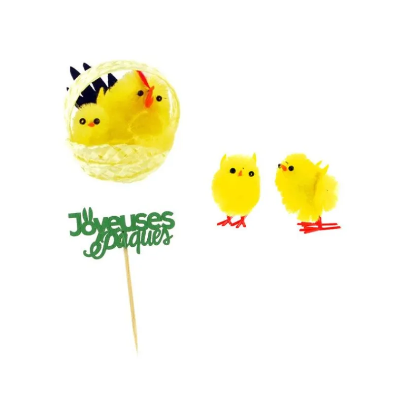 Kit Décors De Pâques Poussins Chenilles>Cerf Dellier New