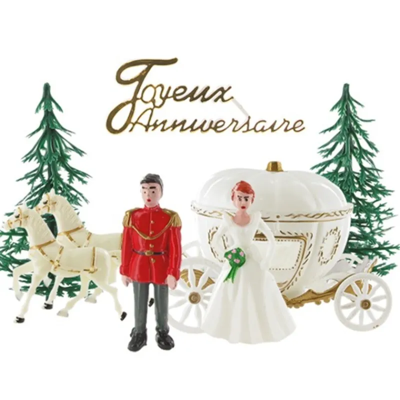 Kit Decor Gateau Carrosse>Cerf Dellier Sale