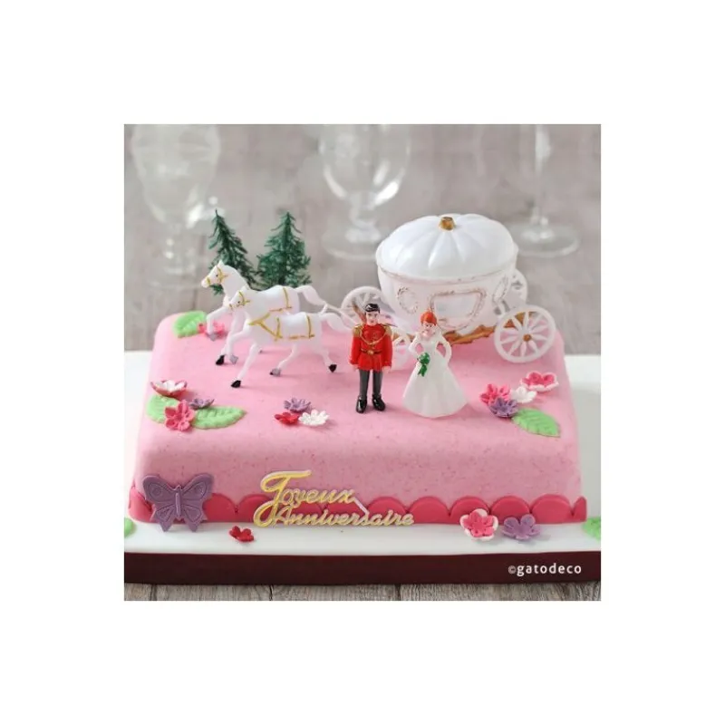 Kit Decor Gateau Carrosse>Cerf Dellier Sale