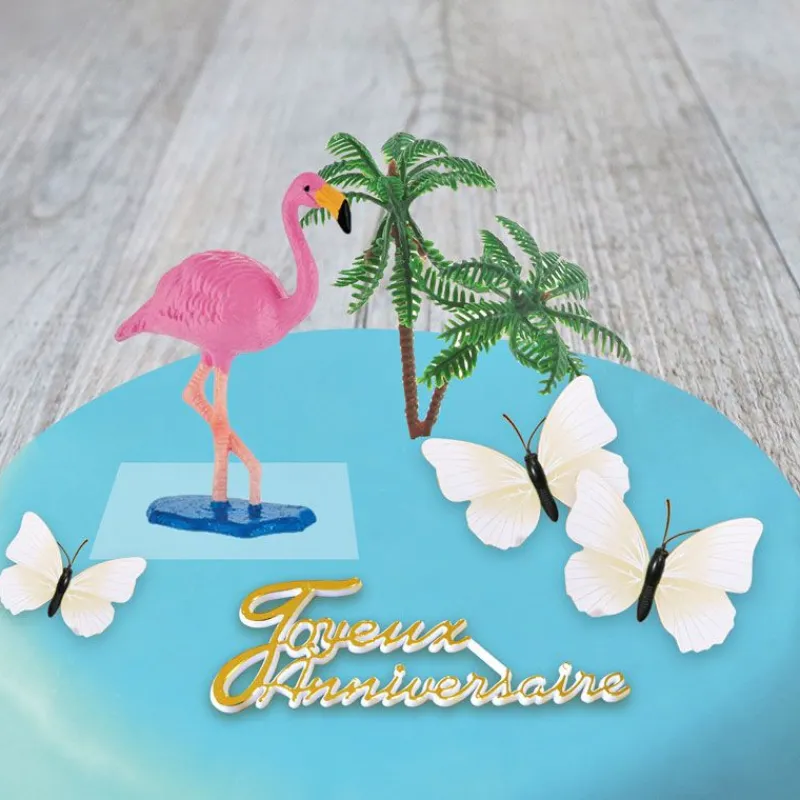 Kit Decor Gateau Flamant Rose>Cerf Dellier New
