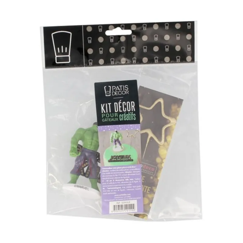 Kit Decor Gateau Hulk>Cerf Dellier Hot