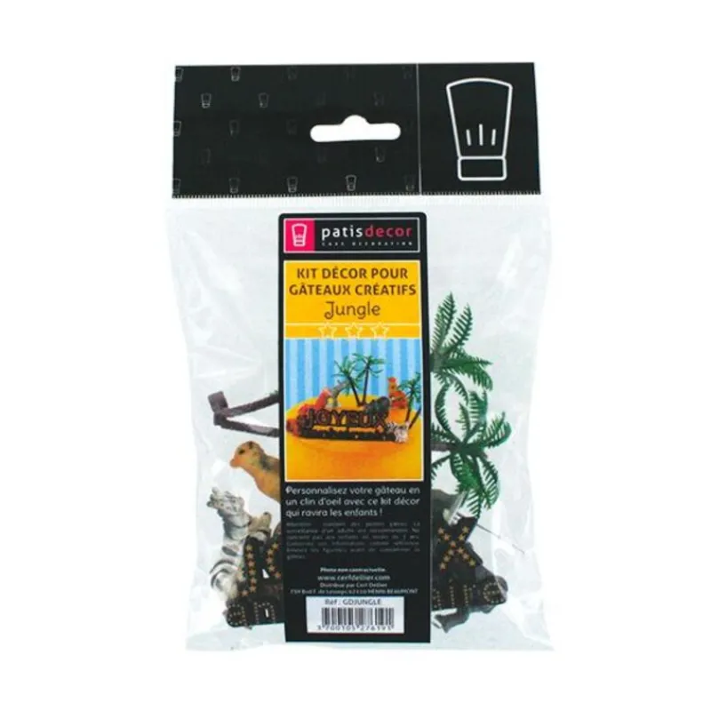 Kit Decor Gateau Jungle>Cerf Dellier New